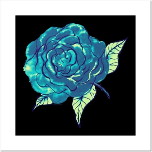 Blue Rose Posters and Art